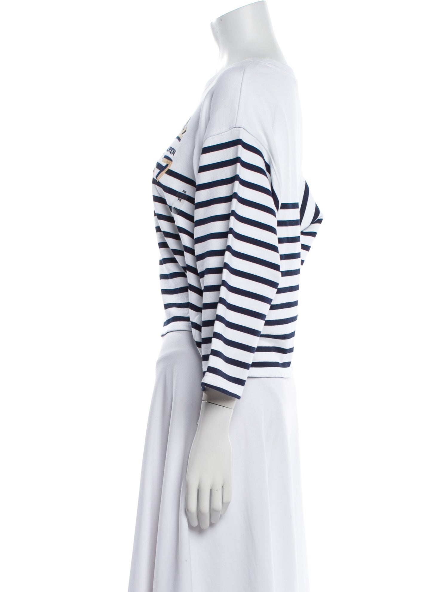 Lauren Ralph Lauren Striped Crew Neck Sweatshirt