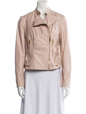 Lauren Ralph Jackets Leather Biker Jacket US 4 | S