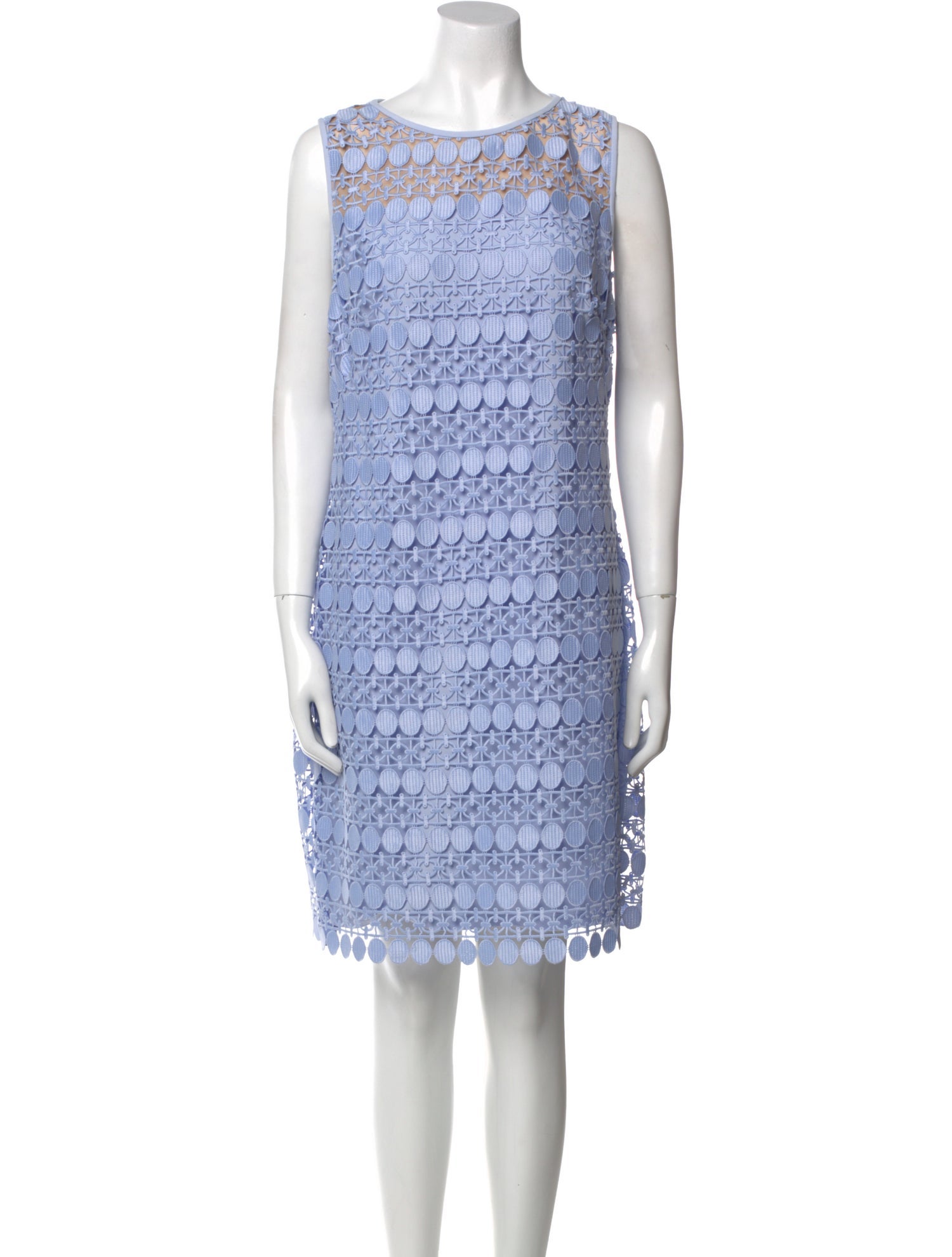 Lauren Ralph Lauren Bateau Neckline Mini Dress