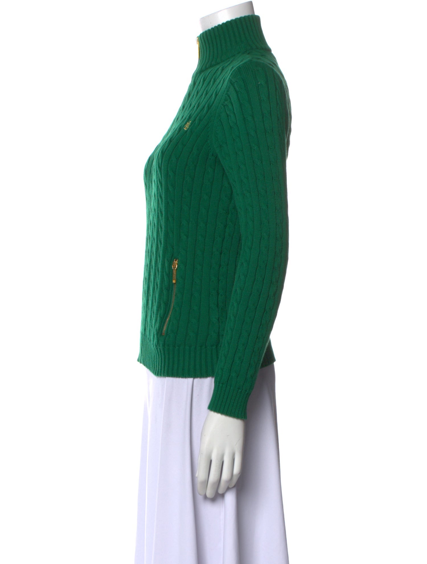 Lauren Ralph Lauren Cashmere Mock Neck Sweater