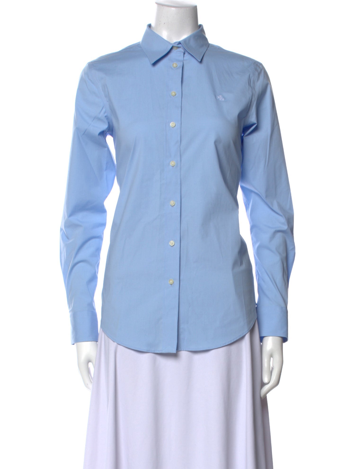 Lauren Ralph Lauren Long Sleeve Button-Up Top