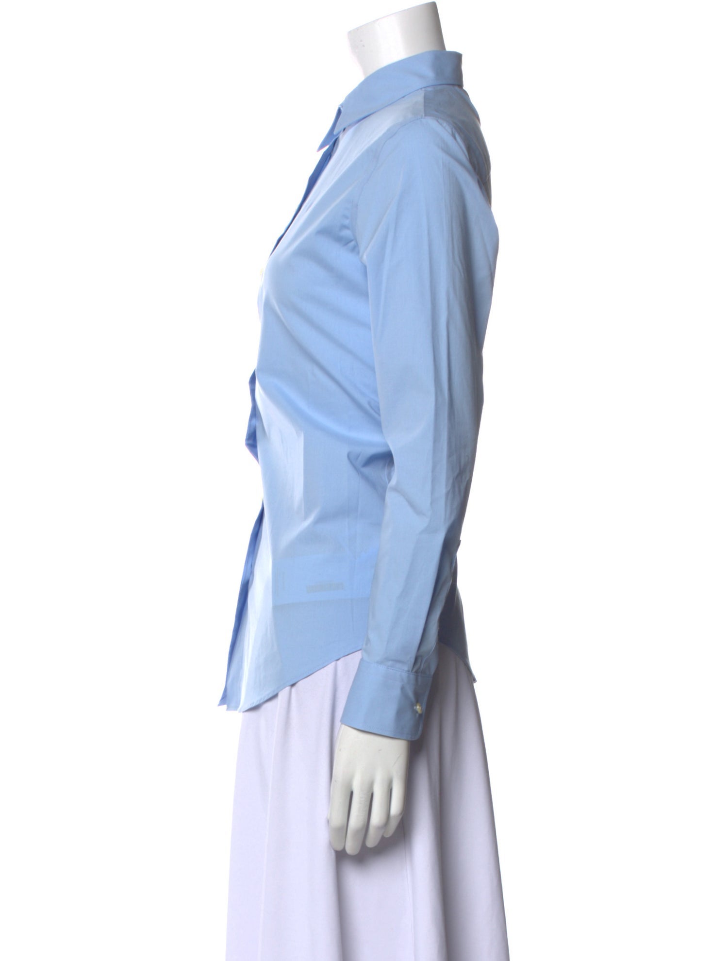 Lauren Ralph Lauren Long Sleeve Button-Up Top