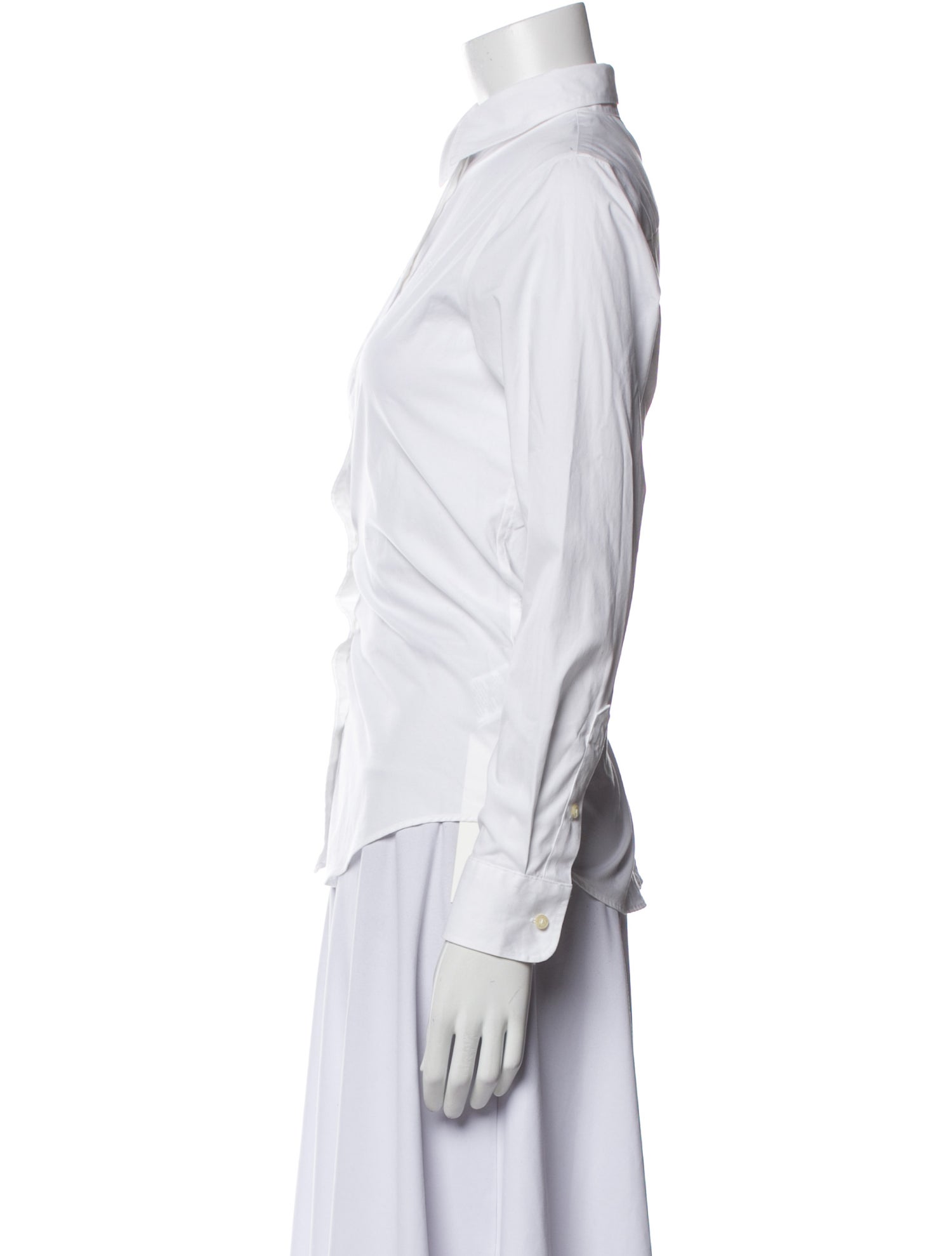 Lauren Ralph Lauren Long Sleeve Button-Up Top