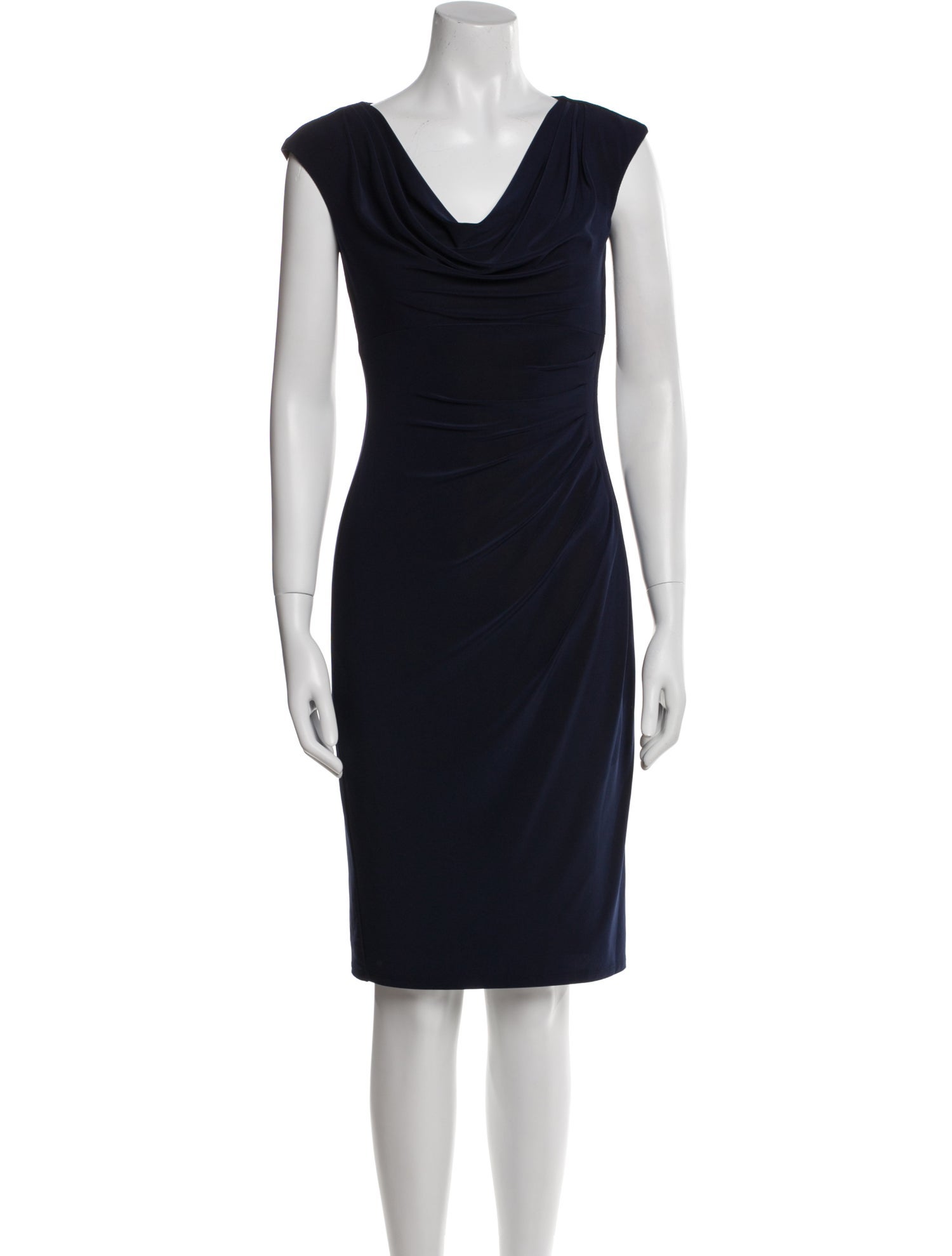 Lauren Ralph Lauren Cowl Neck Knee-Length Dress