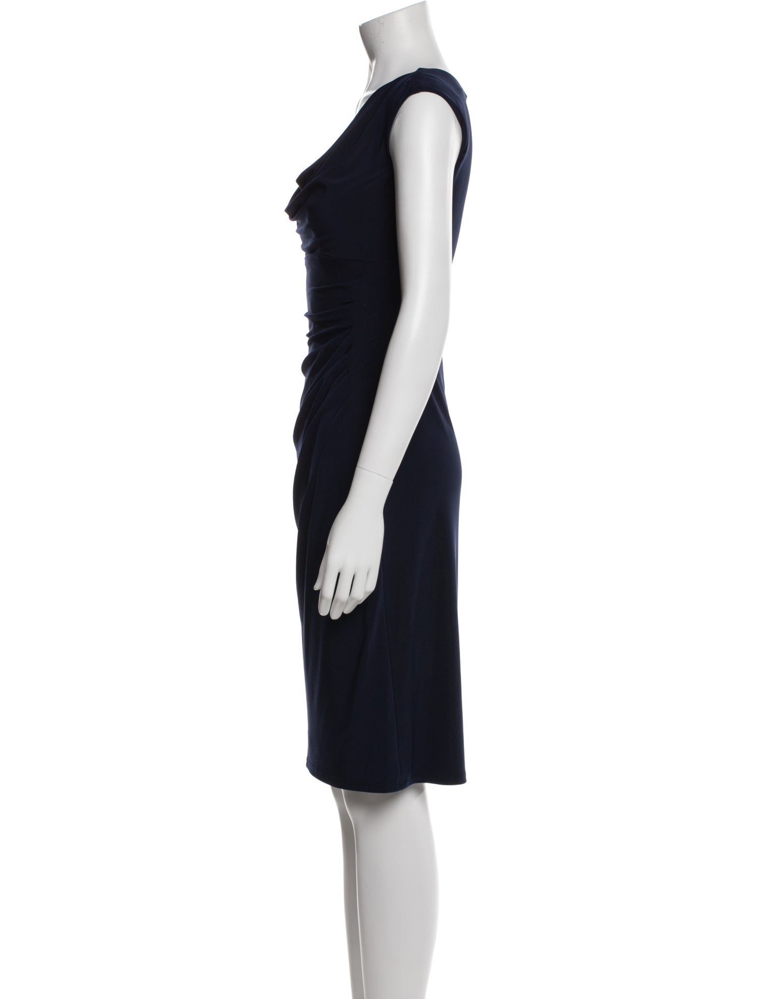 Lauren Ralph Lauren Cowl Neck Knee-Length Dress