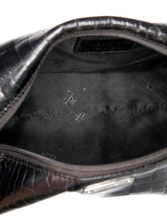 Lauren Ralph Lauren Embossed Leather Shoulder Bag