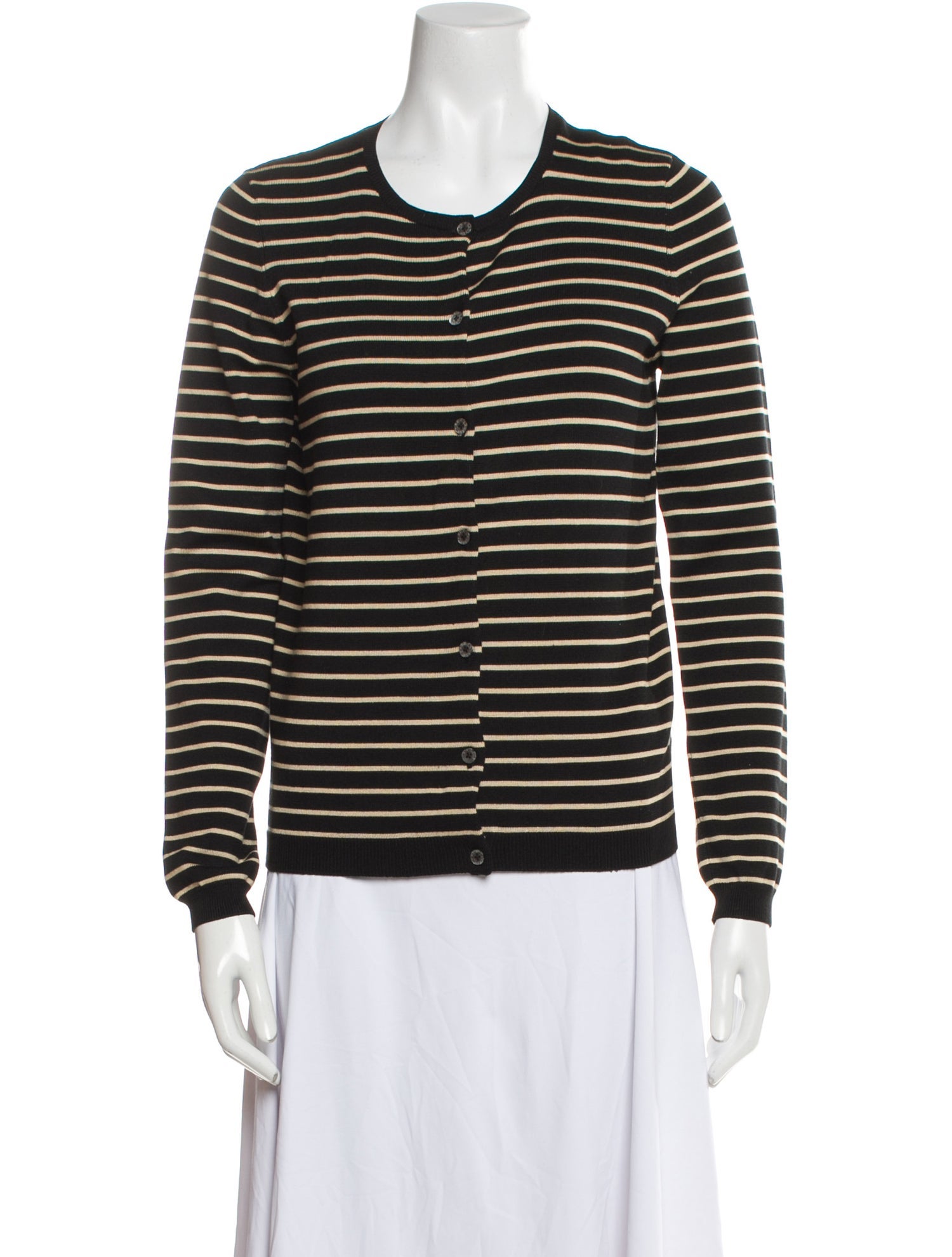 Lauren Ralph Lauren Silk Striped Sweater
