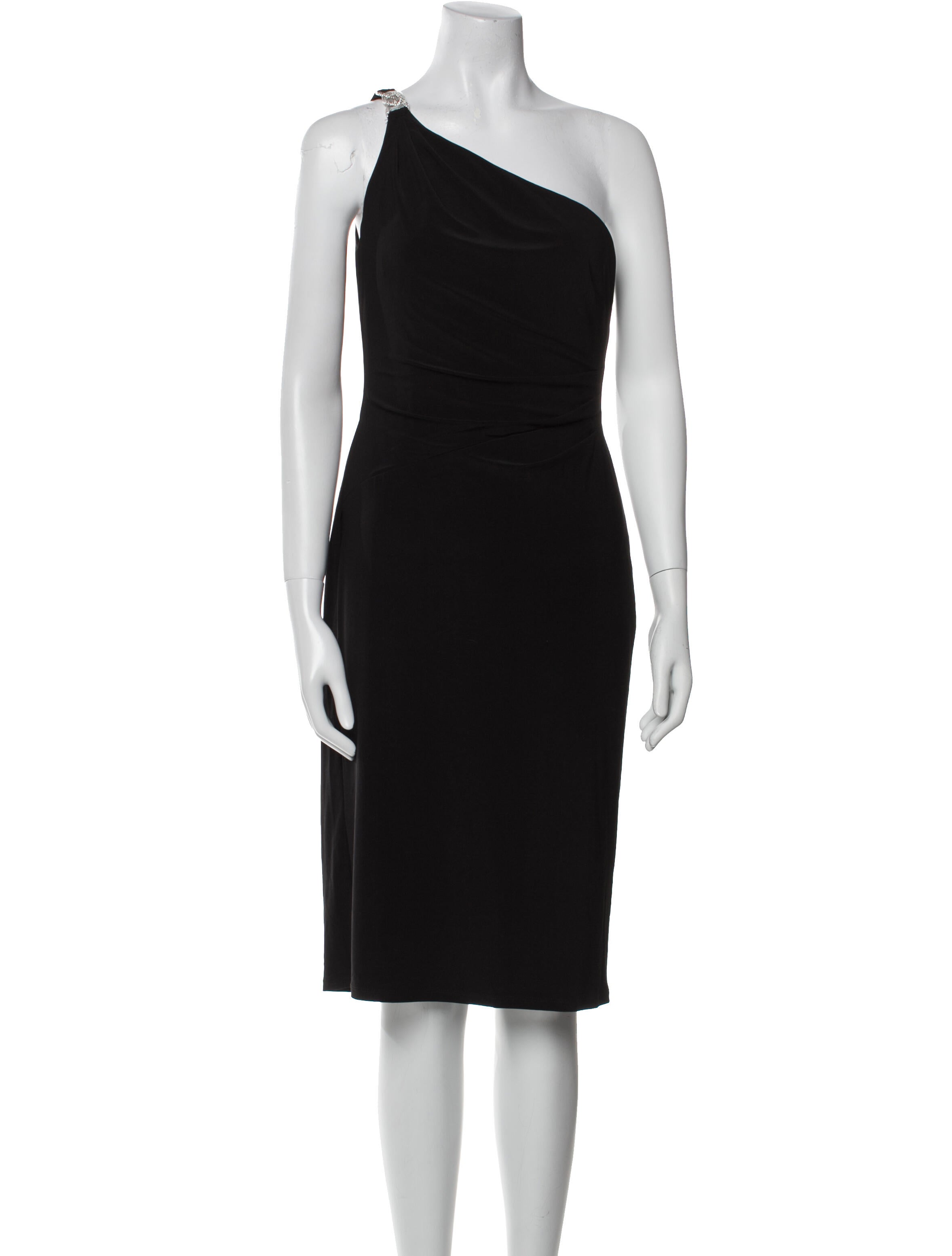 Lauren Ralph Lauren One-Shoulder Knee-Length Dress w/ Tags