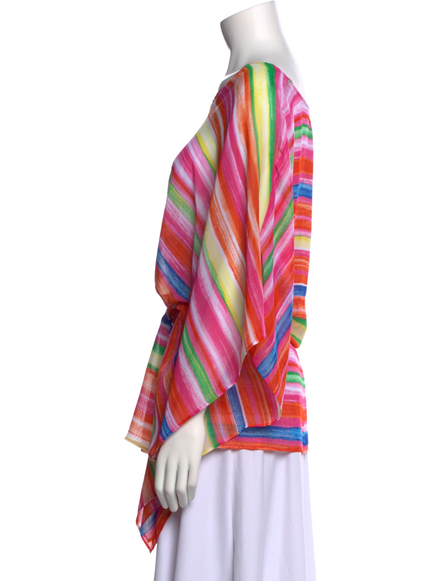Lauren Ralph Lauren Striped V-Neck Tunic