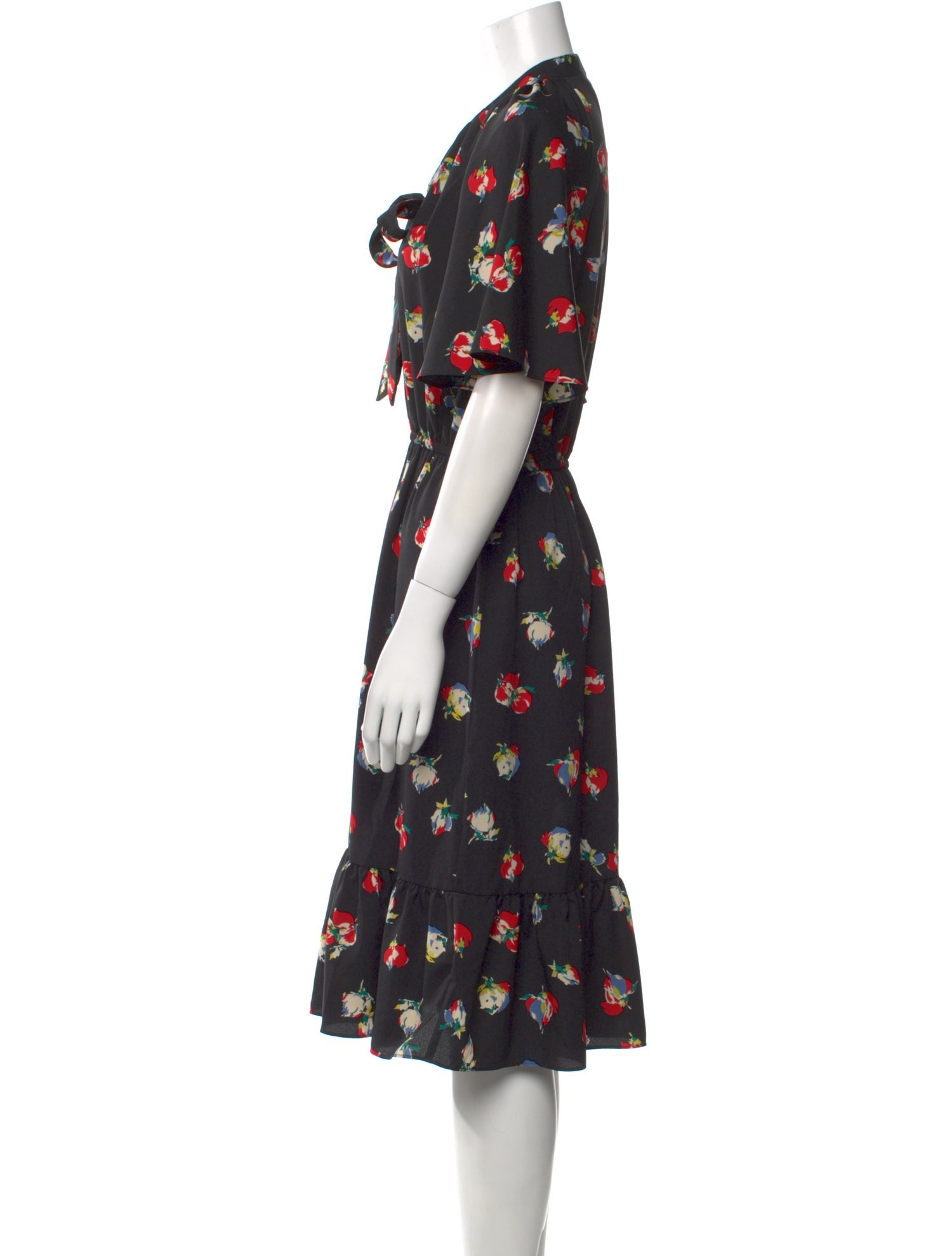 Lauren Ralph Lauren Floral Print Midi Length Dress