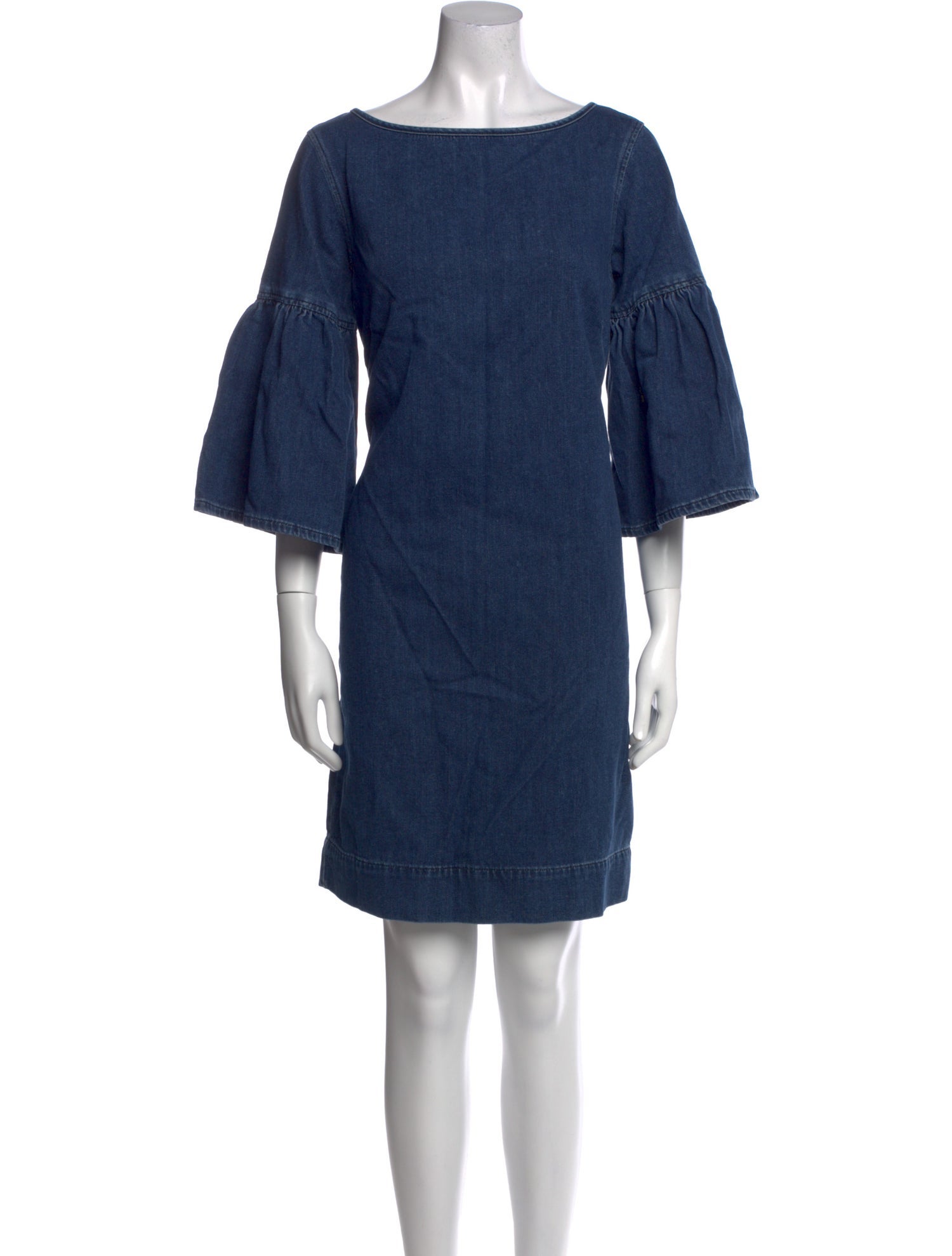 Lauren Ralph Lauren Bateau Neckline Mini Dress