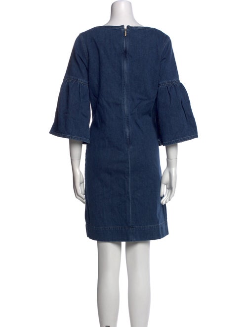 Lauren Ralph Lauren Bateau Neckline Mini Dress