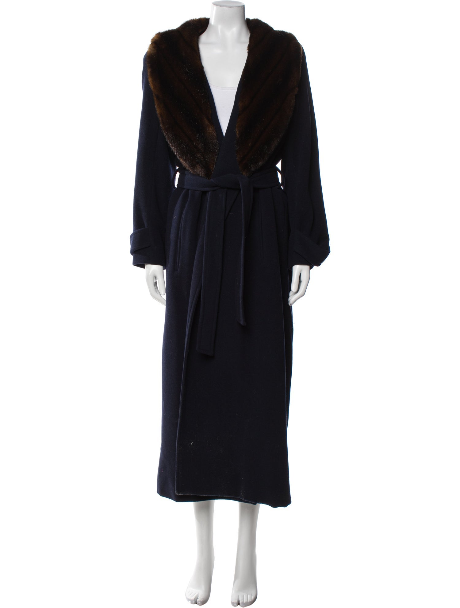 Lauren Ralph Lauren Wool Faux Fur Coat