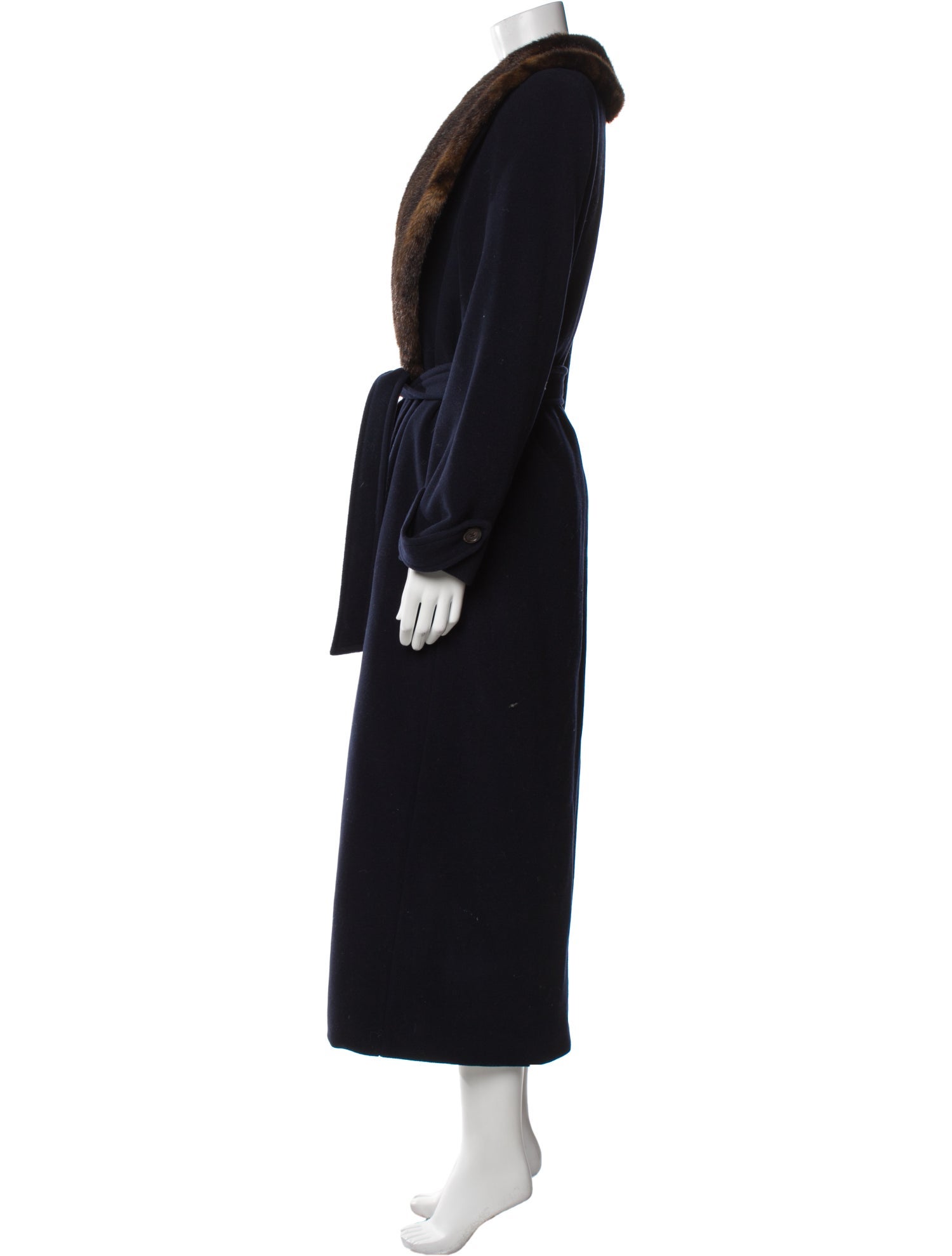 Lauren Ralph Lauren Wool Faux Fur Coat