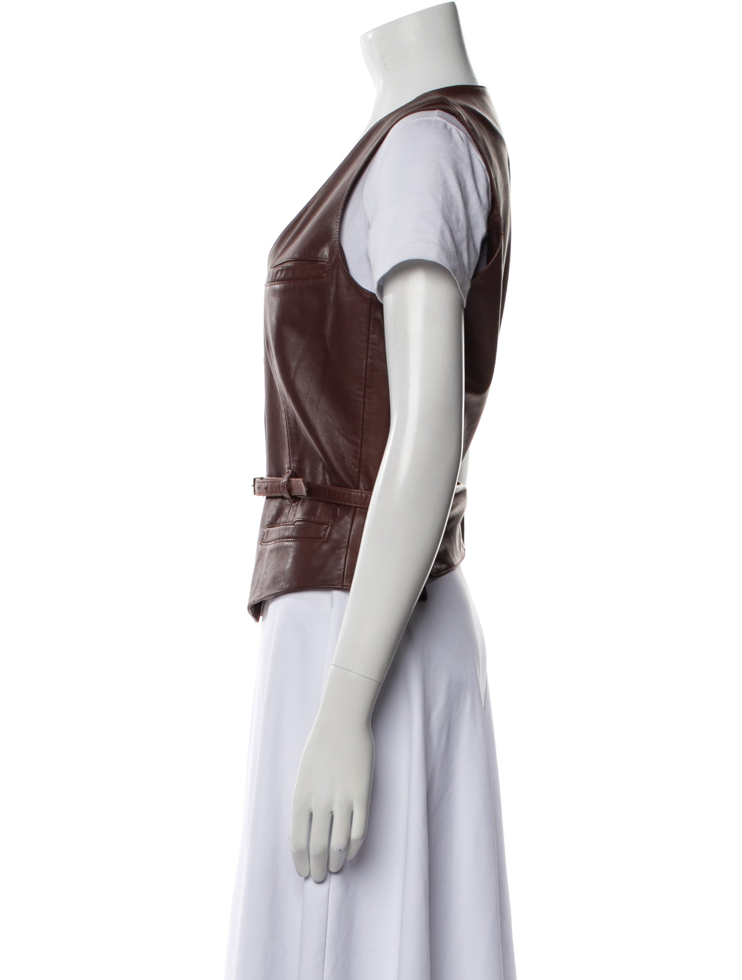 Lauren Ralph Lauren Leather Vest