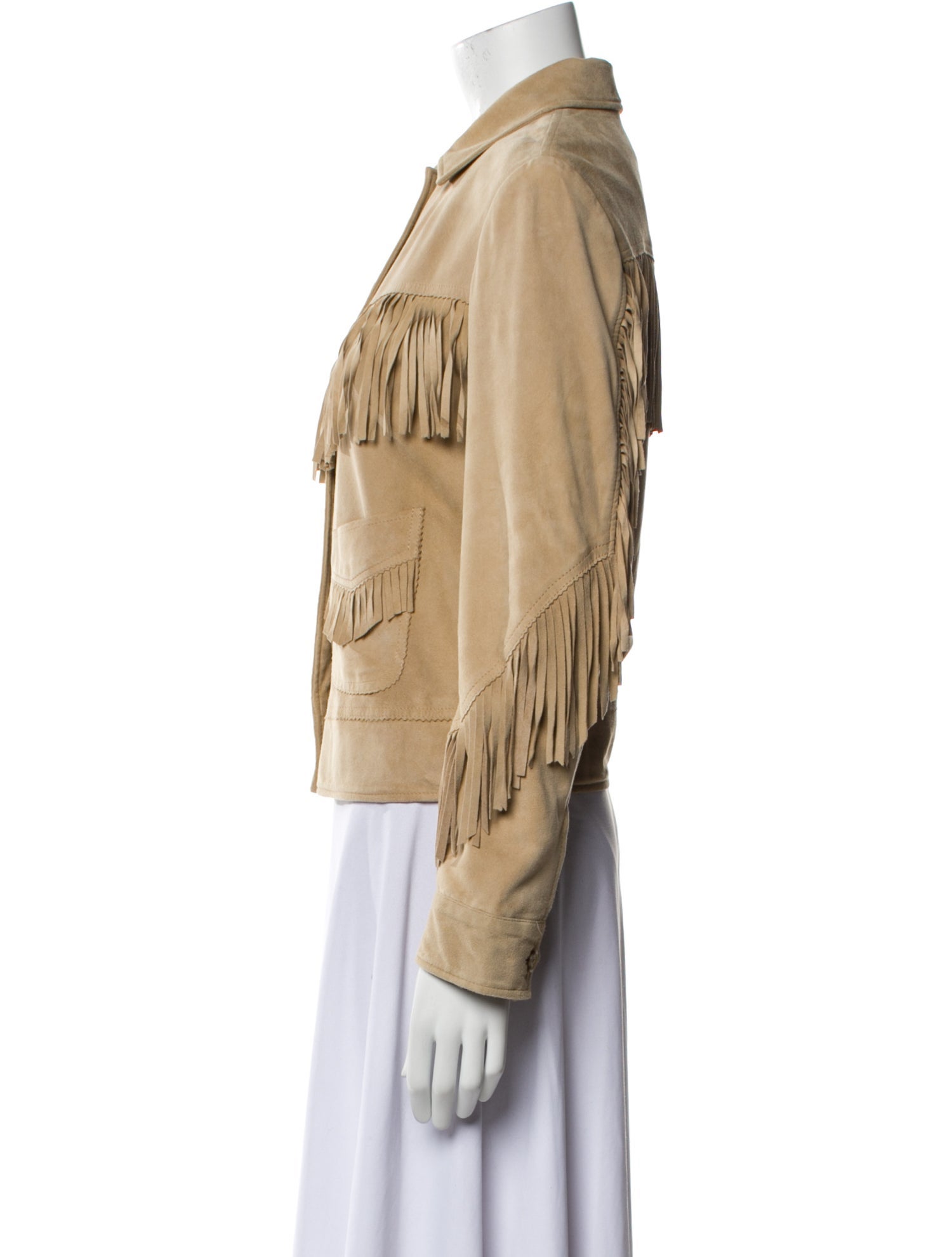 Lauren Ralph Lauren Goat Leather Utility Jacket