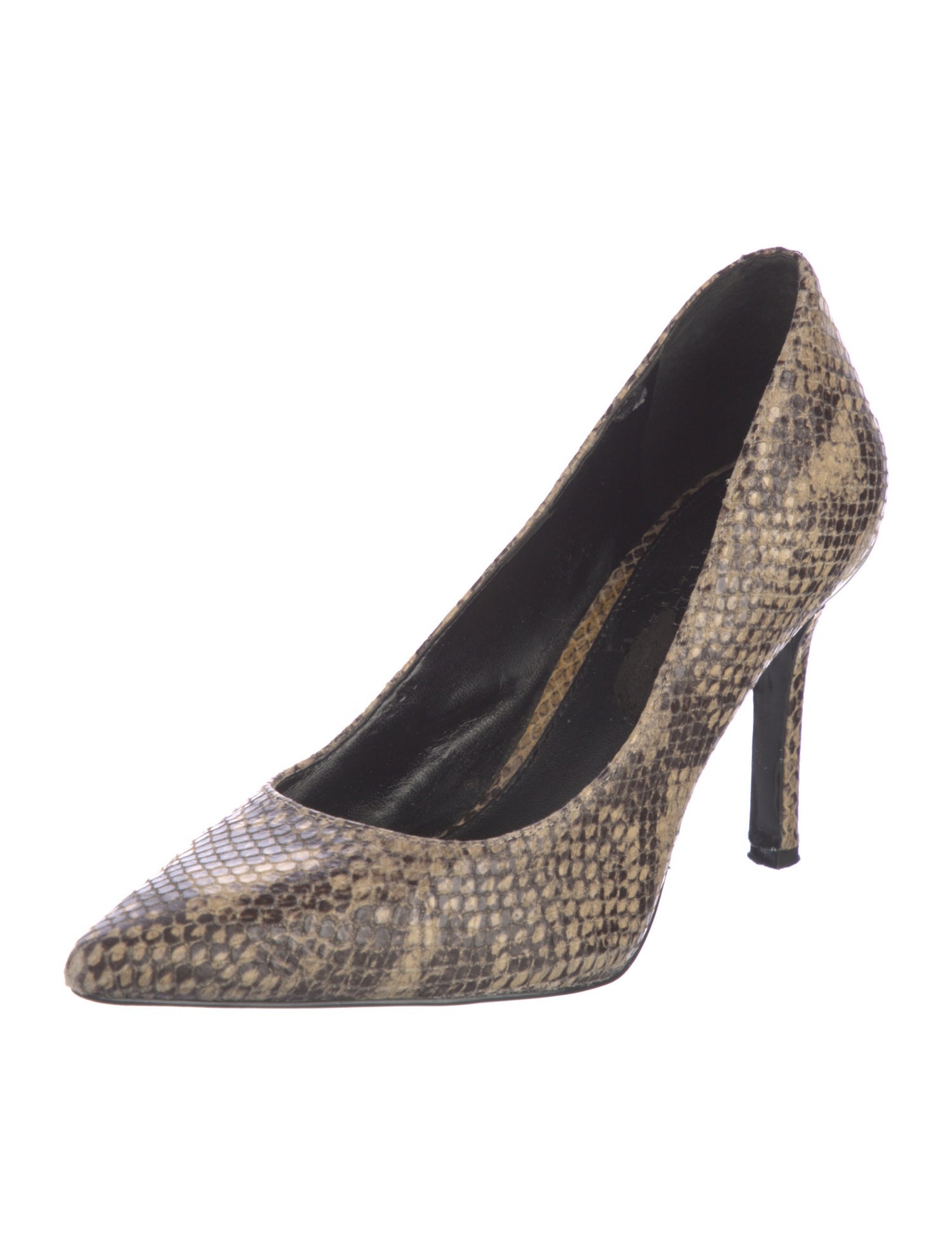Lauren Ralph Lauren Snakeskin Animal Print Pumps