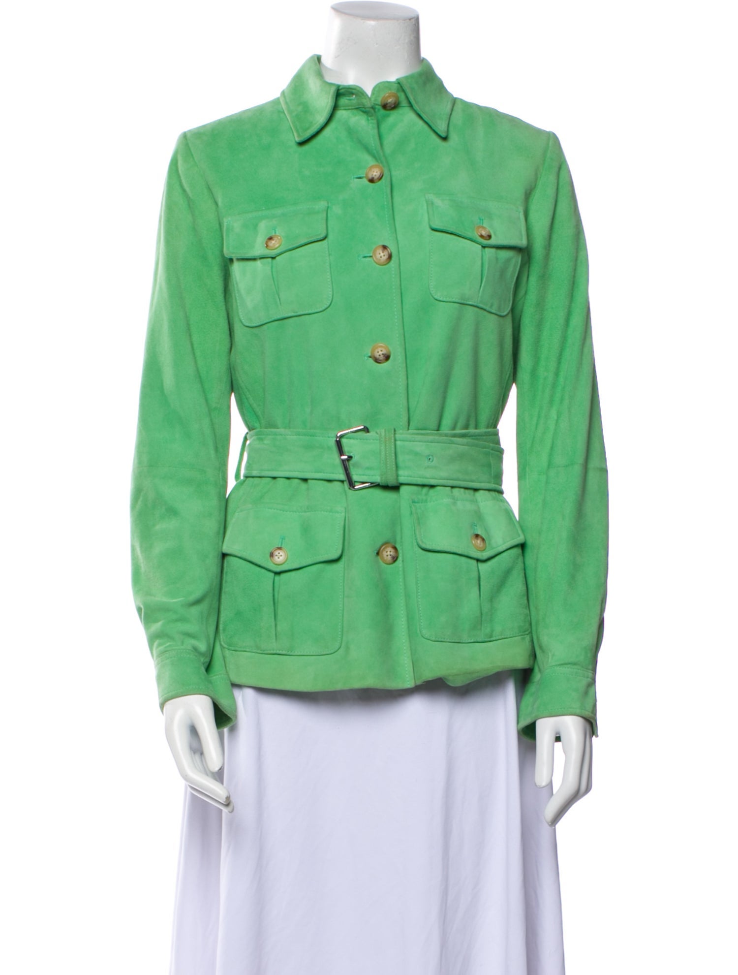 Lauren Ralph Lauren Suede Utility Jacket