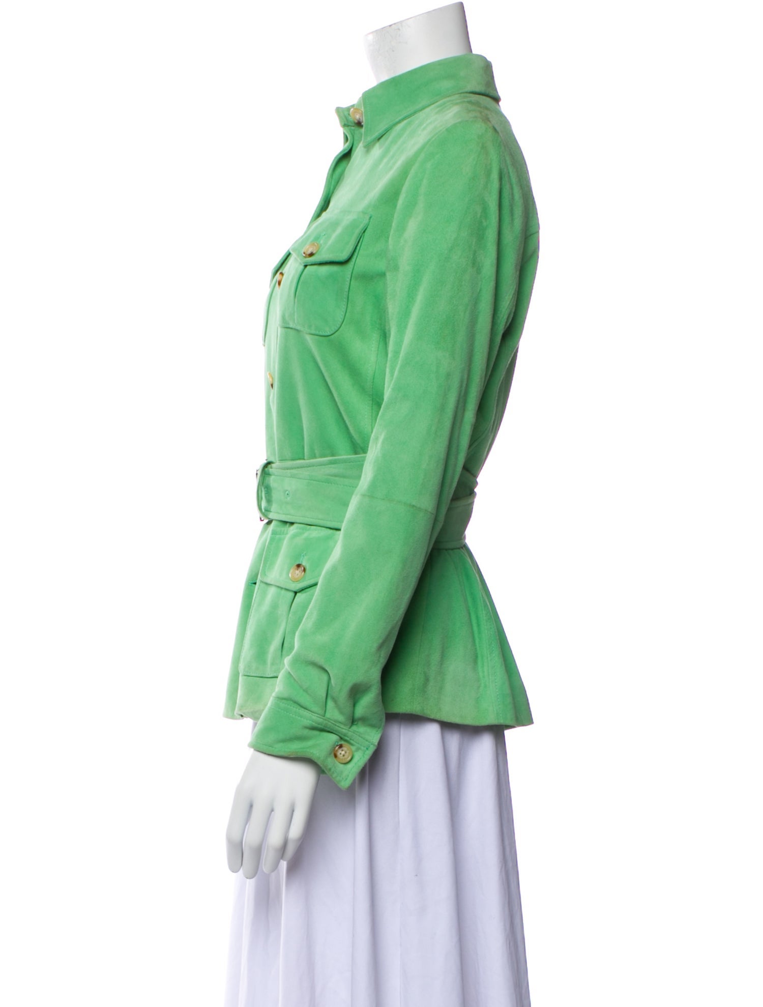 Lauren Ralph Lauren Suede Utility Jacket