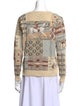 Lauren Ralph Lauren Printed Scoop Neck Sweater
