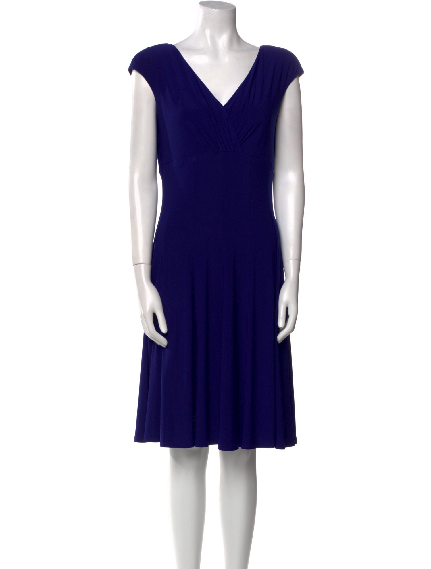 Lauren Ralph Lauren V-Neck Knee-Length Dress
