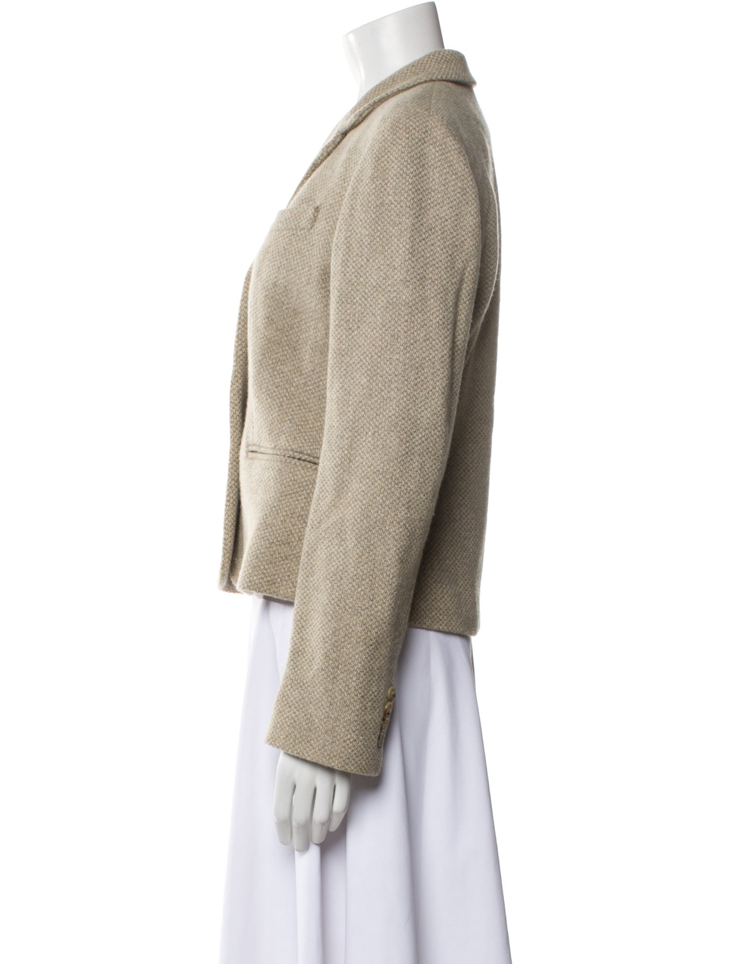 Lauren Ralph Lauren Wool Tweed Pattern Blazer