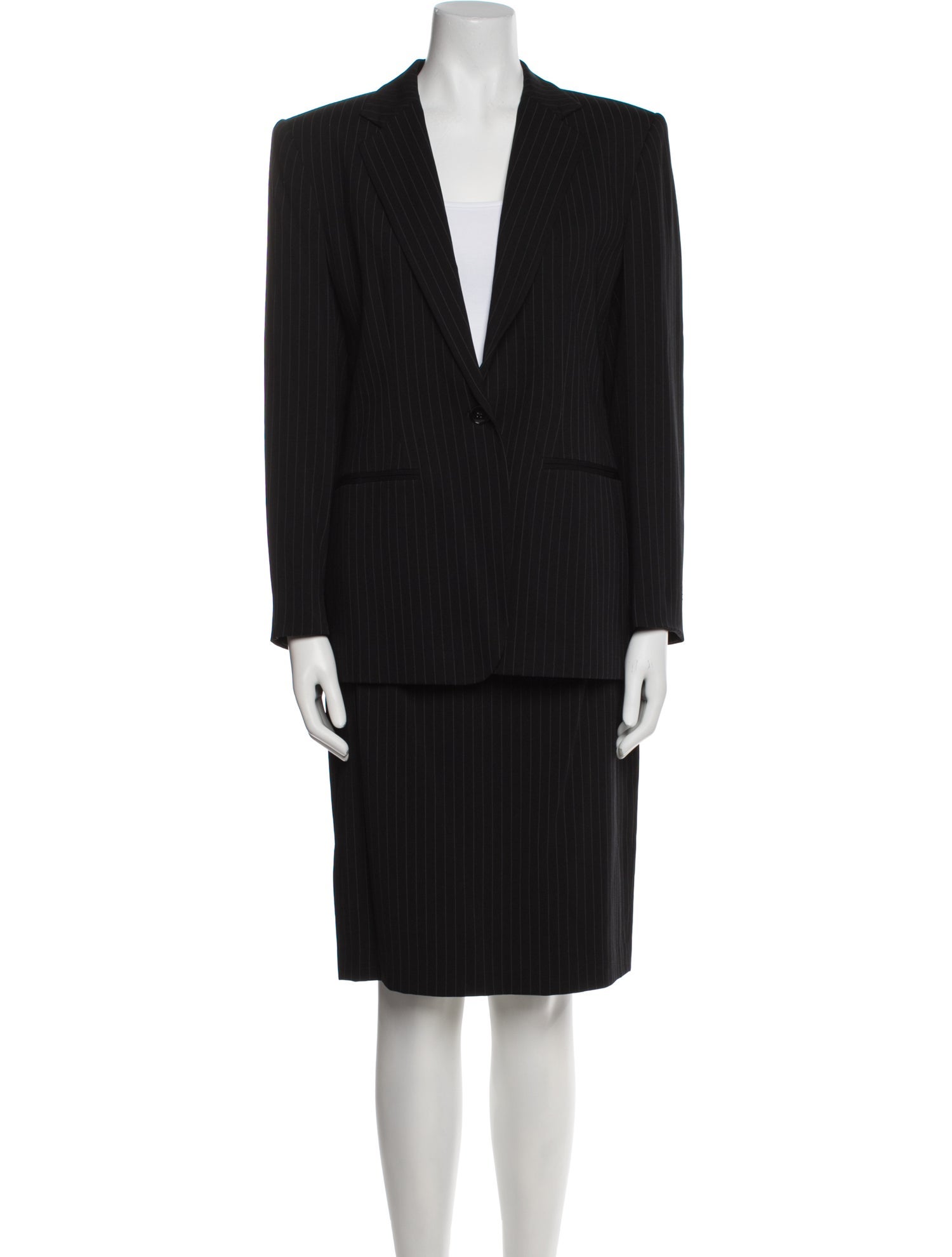 Lauren Ralph Lauren Striped Skirt Suit