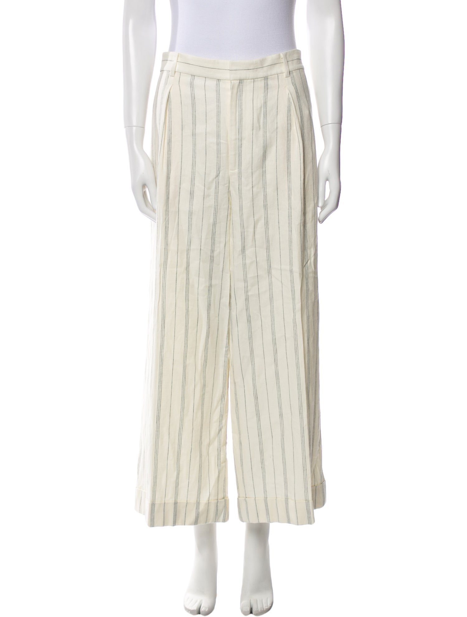 Lauren Ralph Lauren Linen Wide Leg Pants