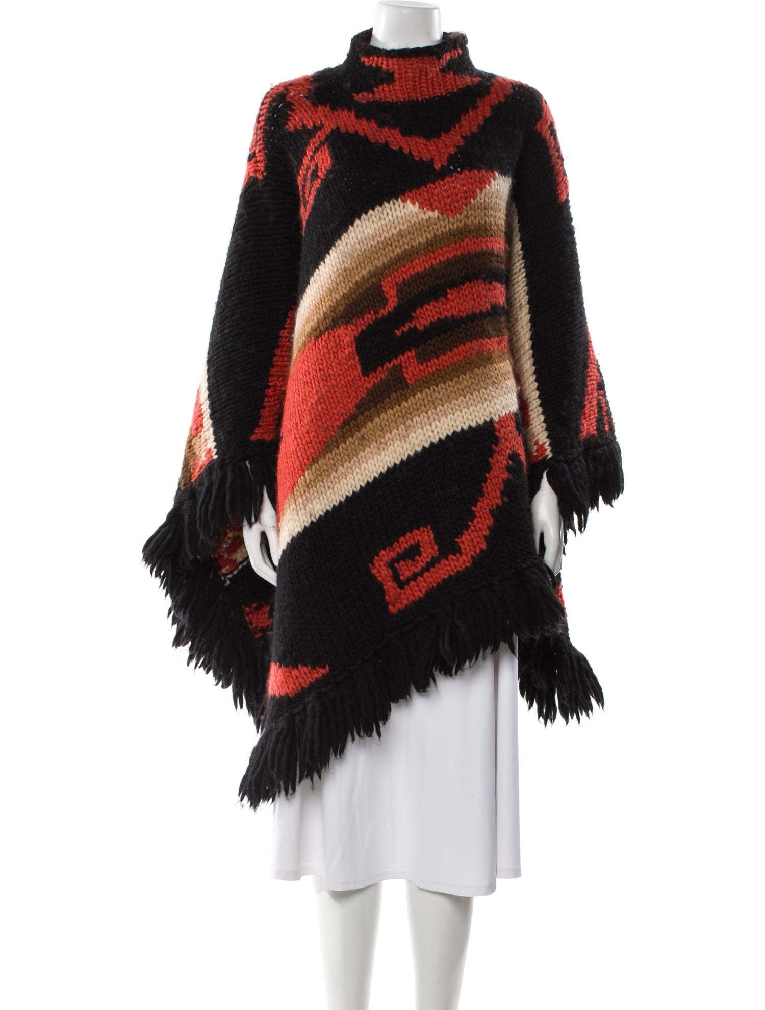 Lauren Ralph Lauren Wool Printed Sweater