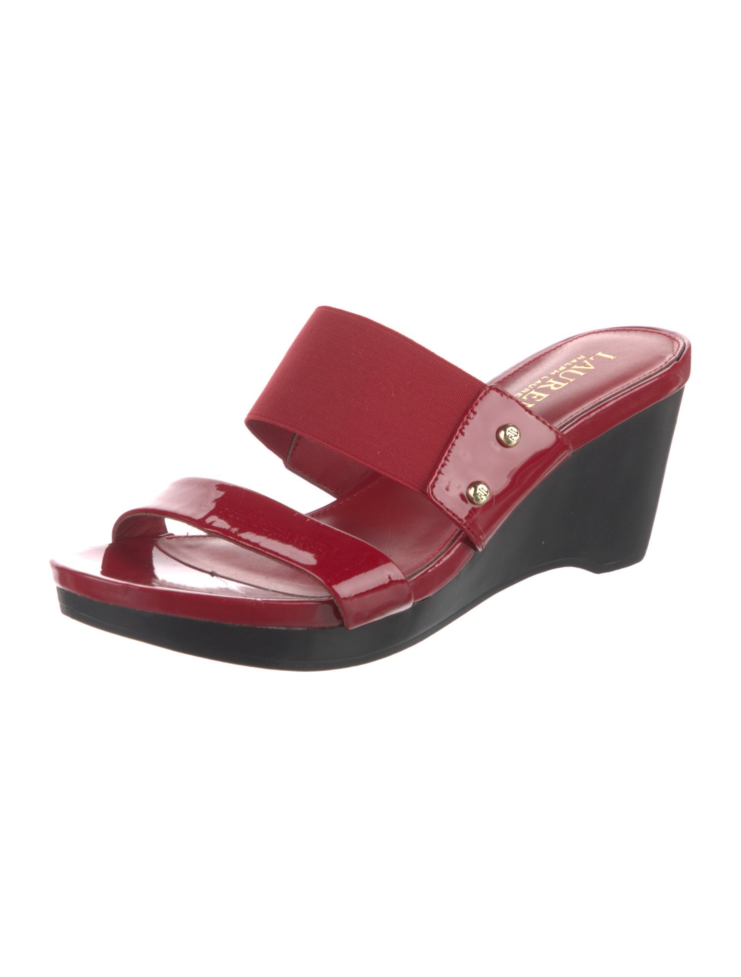 Lauren Ralph Lauren Patent Leather Slides