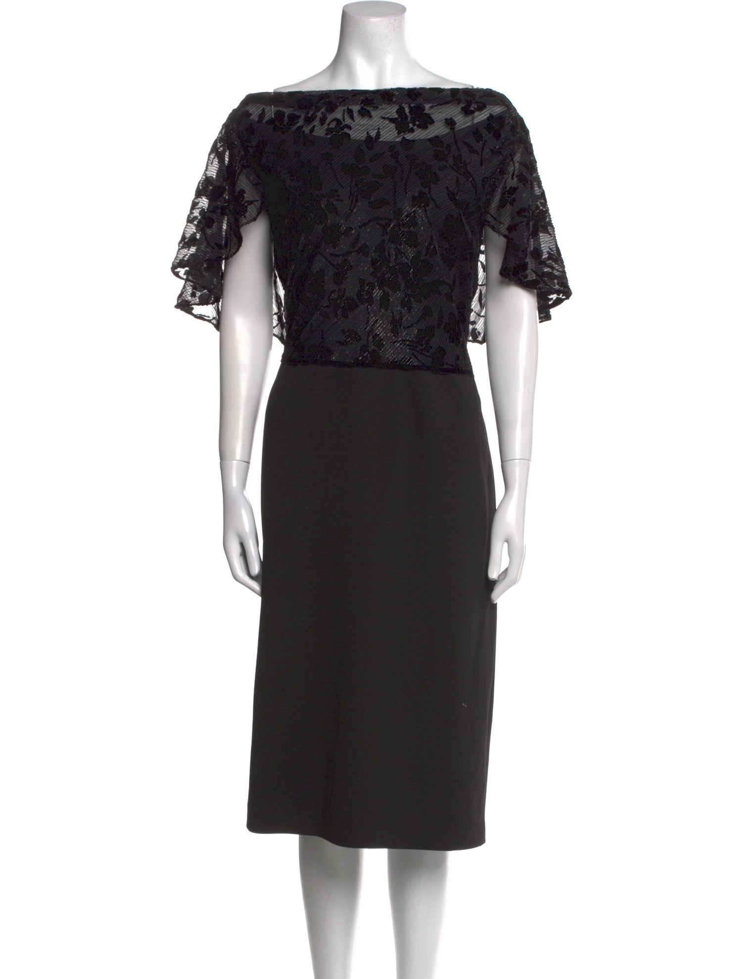 Lauren Ralph Lauren Nylon Midi Length Dress