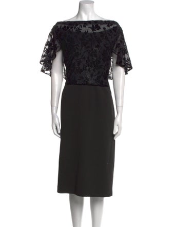 Lauren Ralph Lauren Nylon Midi Length Dress