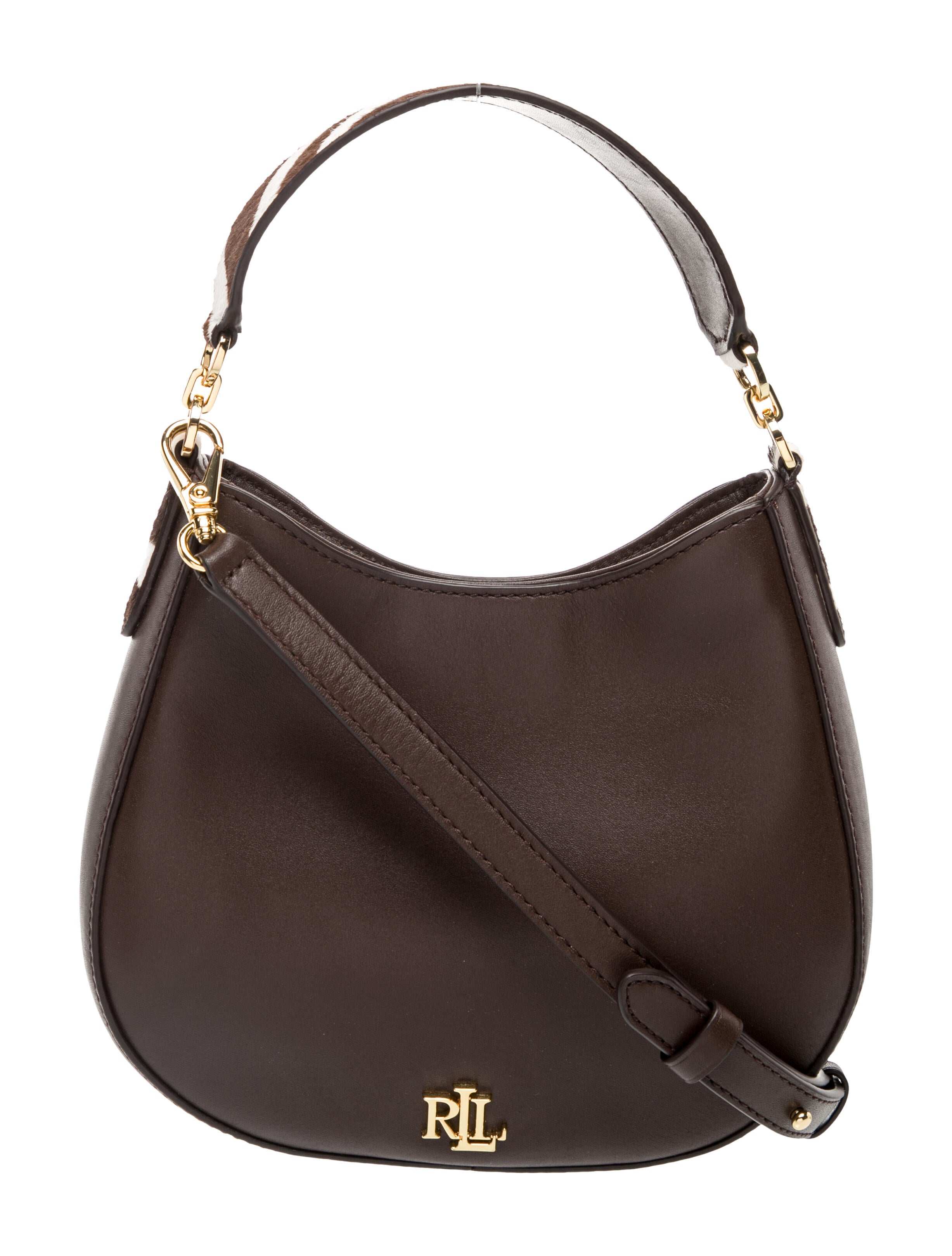 Lauren Ralph Lauren Leather Top Handle Bag