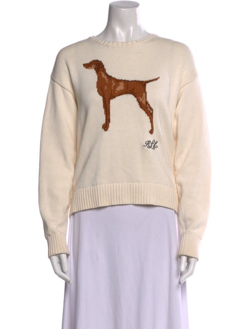 Lauren Ralph Lauren Graphic Print Scoop Neck Sweater