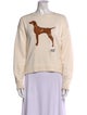 Lauren Ralph Lauren Graphic Print Scoop Neck Sweater