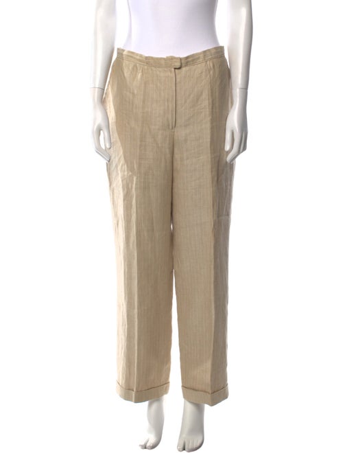 Lauren Ralph Lauren Linen Straight Leg Pants