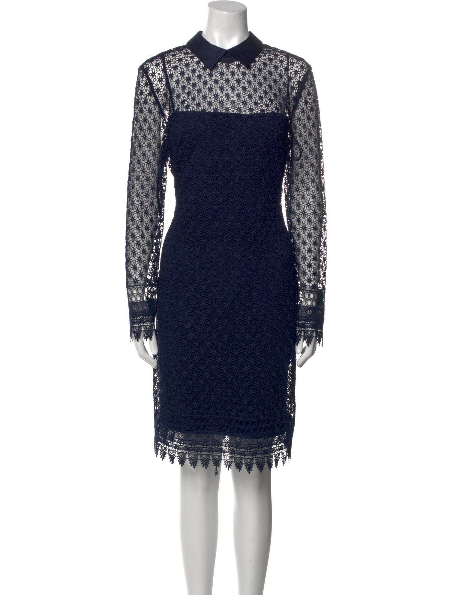 Lauren Ralph Lauren Lace Pattern Knee-Length Dress