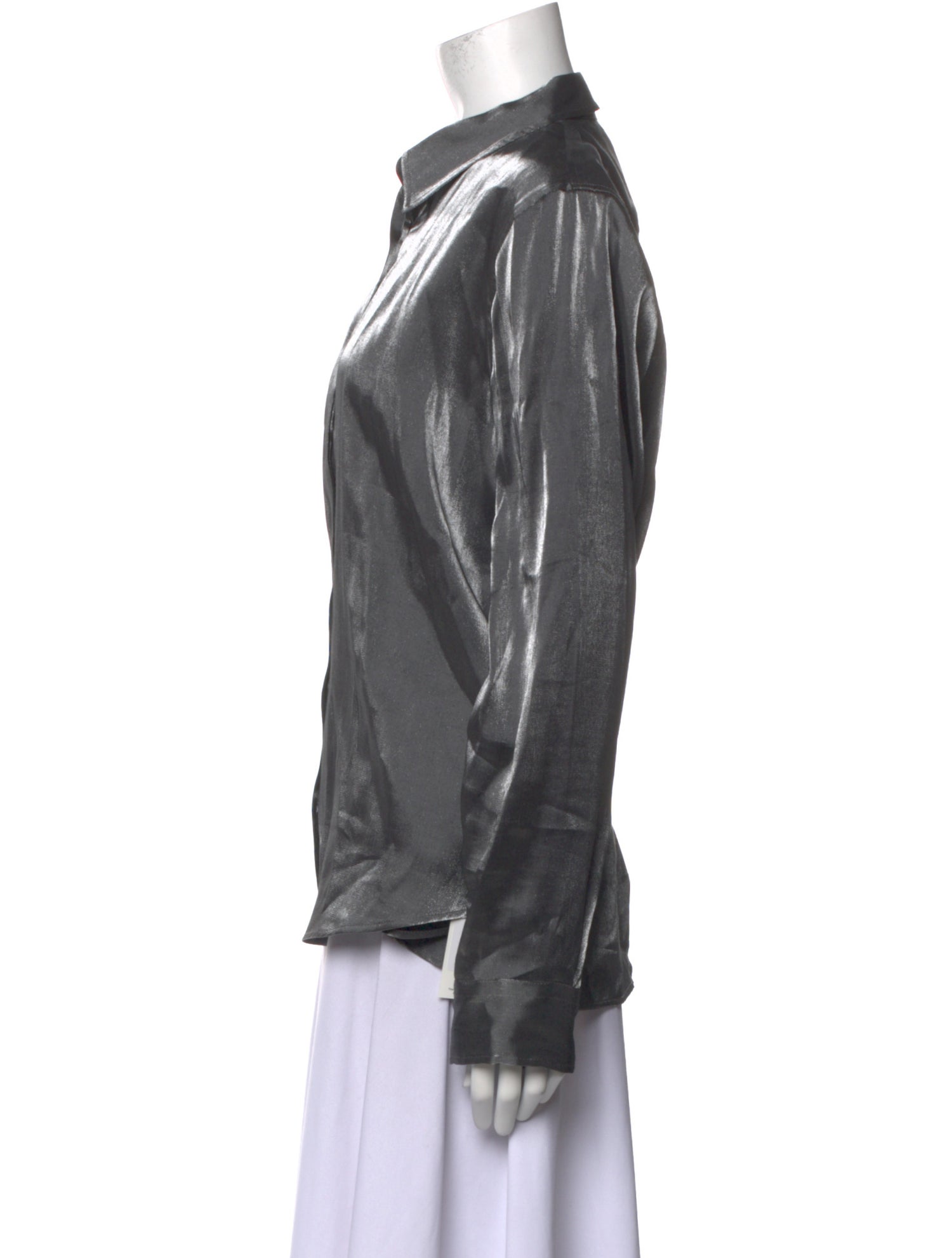 Lauren Ralph Lauren Long Sleeve Button-Up Top