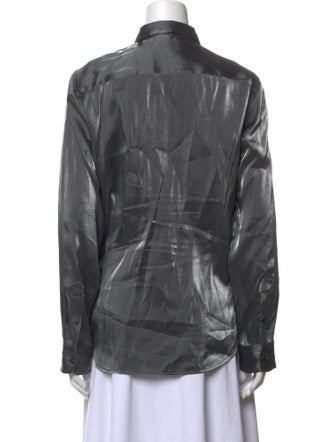 Lauren Ralph Lauren Long Sleeve Button-Up Top