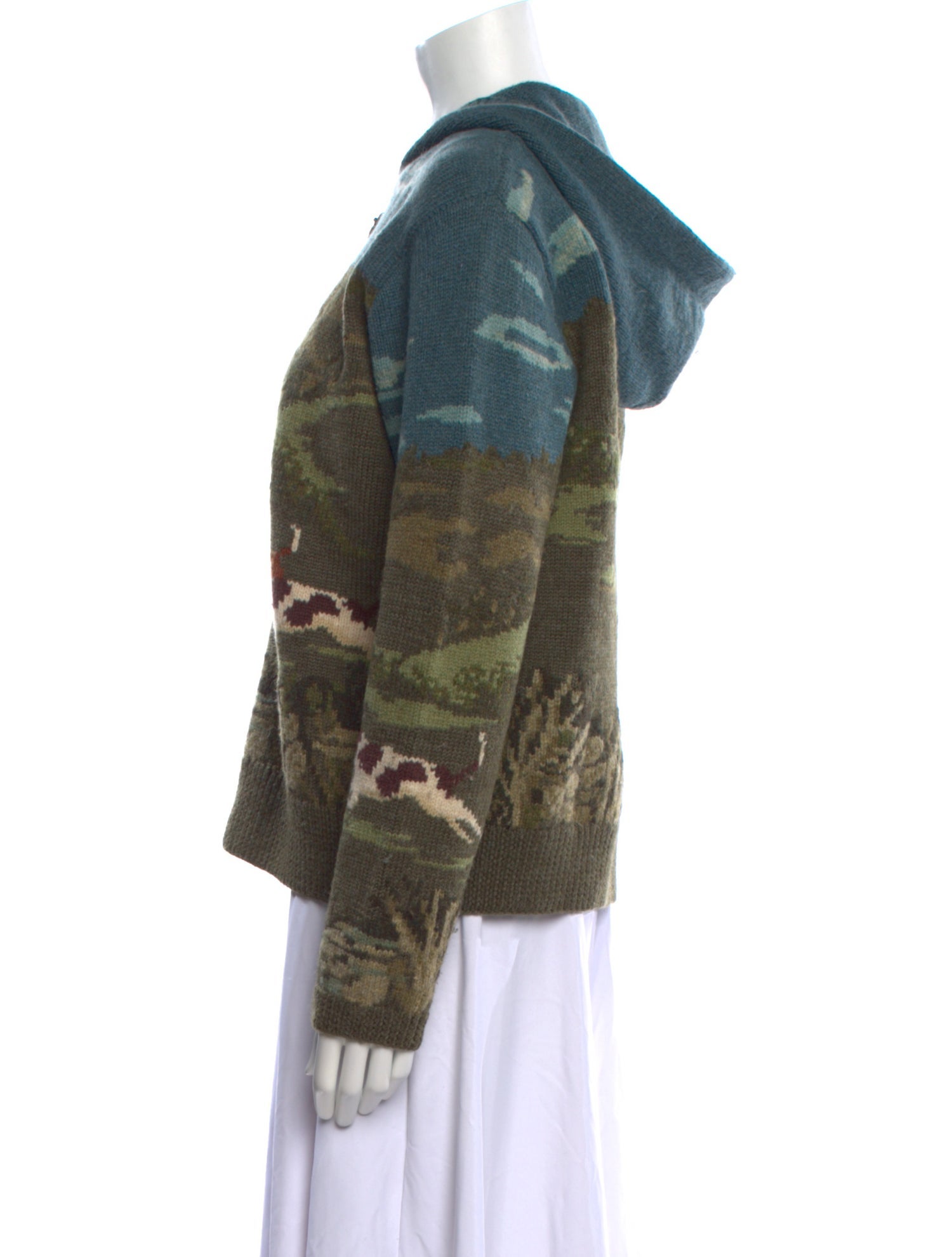 Lauren Ralph Lauren Lambswool Printed Sweater