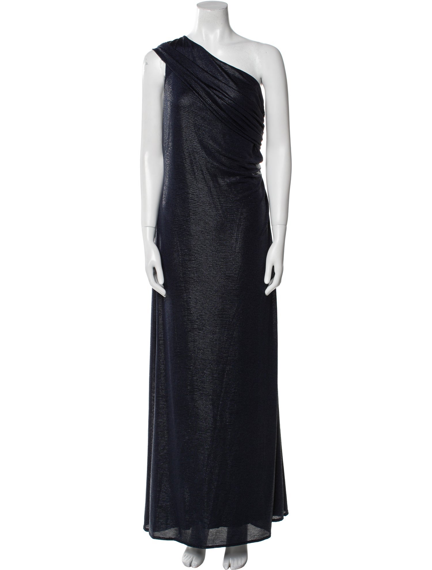 Lauren Ralph Lauren One-Shoulder Long Dress