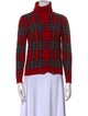 Lauren Ralph Lauren Wool Plaid Print Sweater