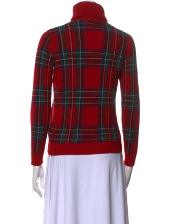 Lauren Ralph Lauren Wool Plaid Print Sweater