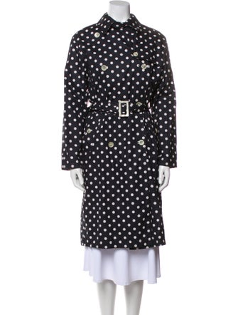 Lauren Ralph Lauren Polka Dot Print Trench Coat