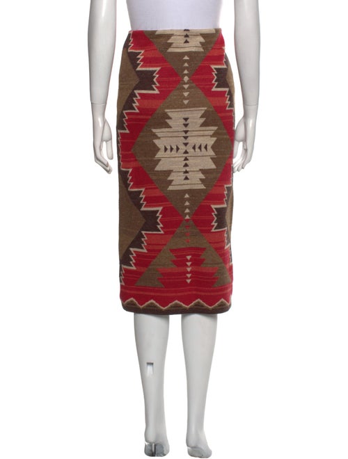 Lauren Ralph Lauren Printed Midi Length Skirt