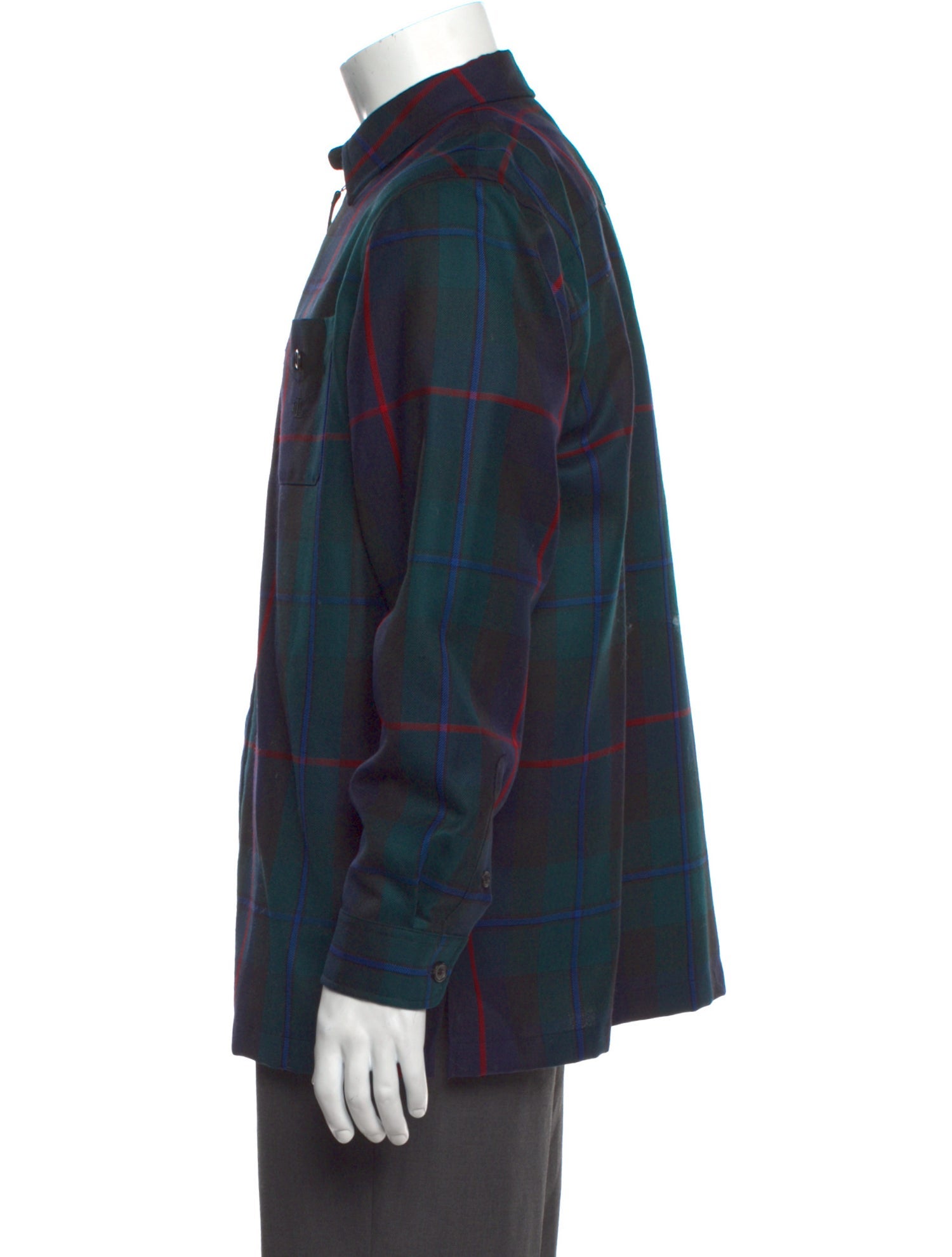 Lauren Ralph Lauren Wool Plaid Print Shirt