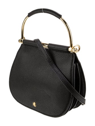 Lauren Ralph Lauren Leather Top Handle Bag