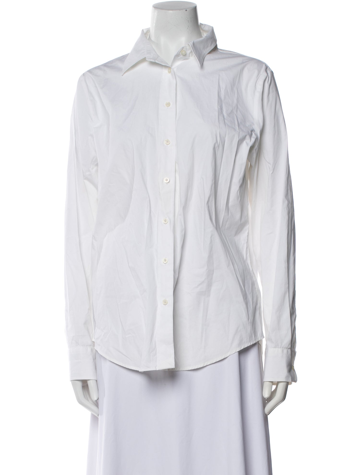 Lauren Ralph Lauren Long Sleeve Button-Up Top