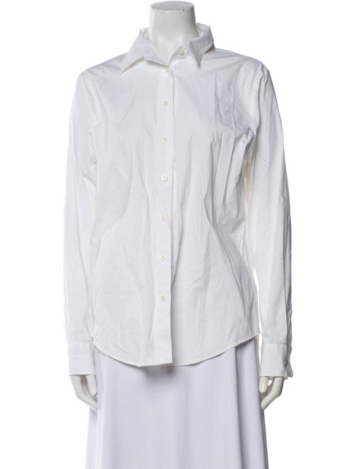 Lauren Ralph Lauren Long Sleeve Button-Up Top