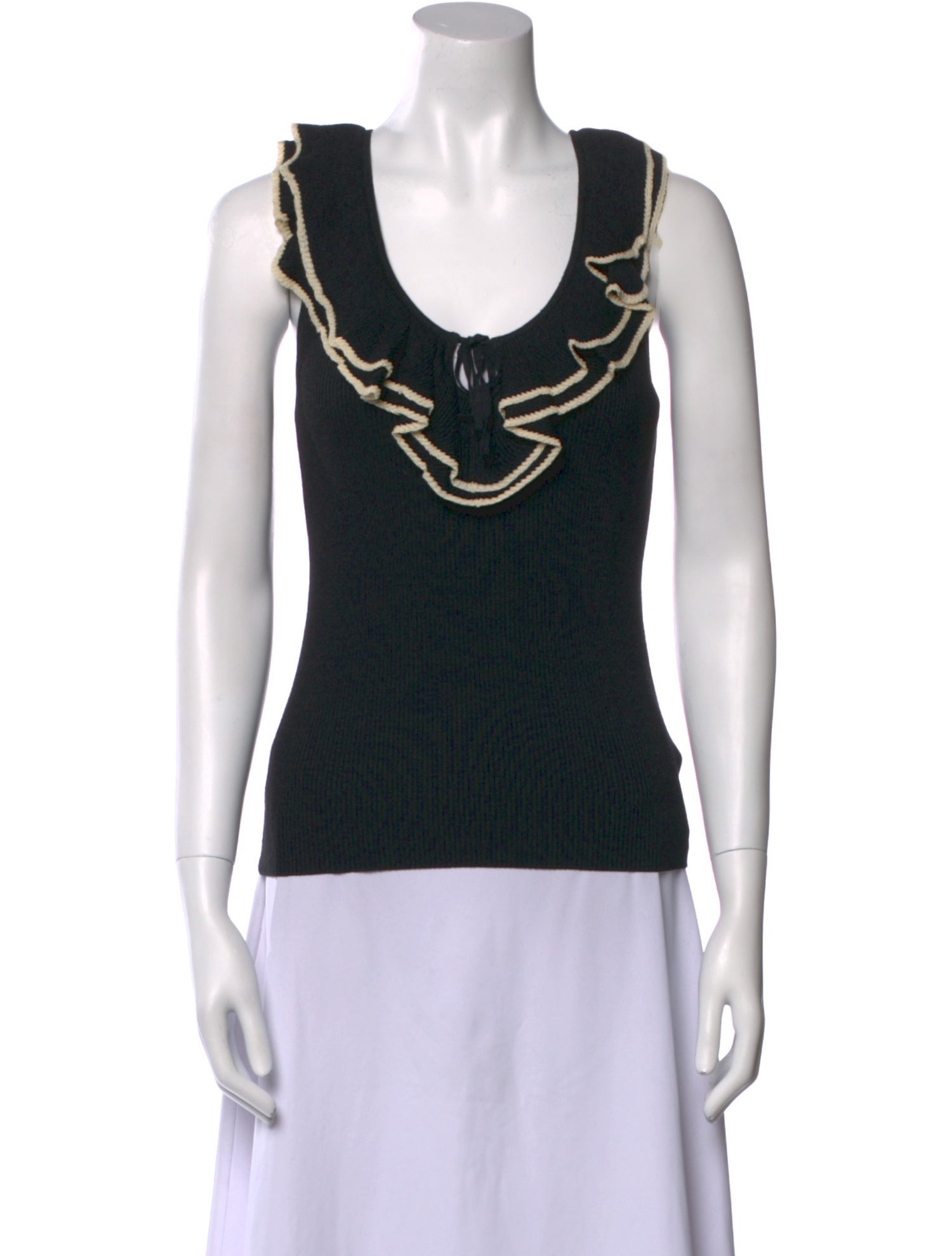 Lauren Ralph Lauren Silk Scoop Neck Top